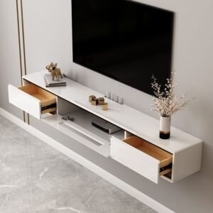 White Smooth TV Stand